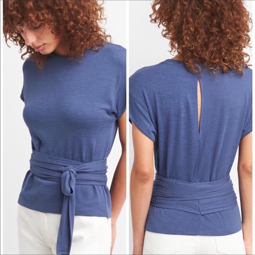 GAP Softspun Wrap Belt Top